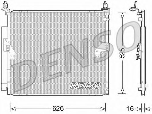 Конденсатор, кондиционер DENSO DCN50034