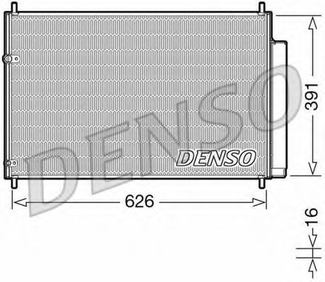 Конденсатор, кондиционер DENSO DCN50041