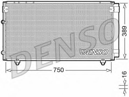 Конденсатор, кондиционер DENSO DCN50042