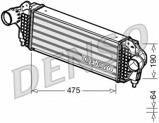 Интеркулер DENSO DIT01005