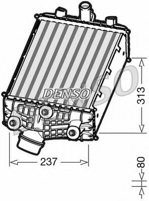 Интеркулер DENSO DIT28001