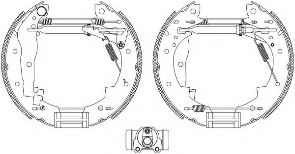 Комплект тормозных колодок MINTEX MSP089