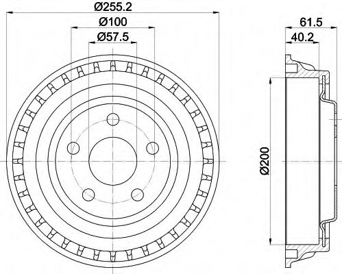 Тормозной барабан MINTEX MBD379