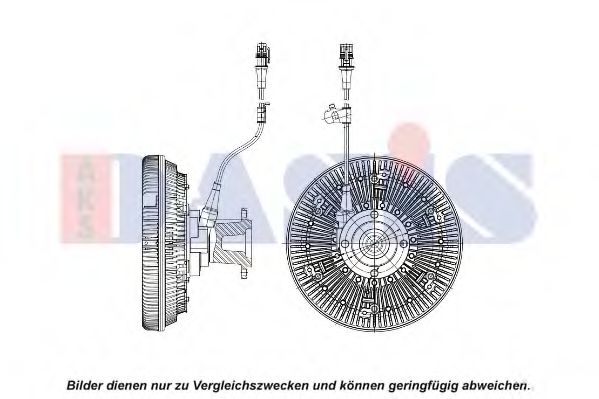 Сцепление, вентилятор радиатора AKS DASIS 268064N