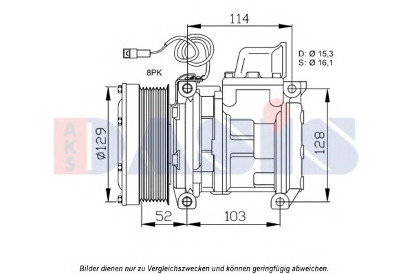 Компрессор, кондиционер AKS DASIS 852783N