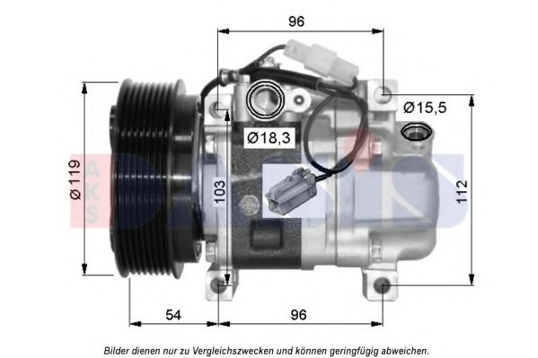 Компрессор, кондиционер AKS DASIS 852776N