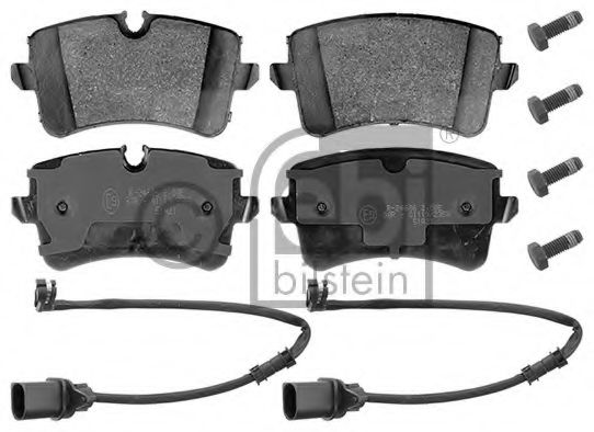 Комплект тормозных колодок, дисковый тормоз FEBI BILSTEIN 116017