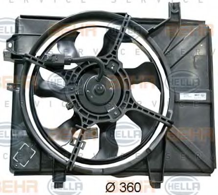 Вентилятор, охлаждение двигателя BEHR HELLA SERVICE 8EW 351 034-661