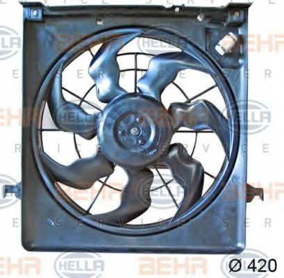 Вентилятор, охлаждение двигателя BEHR HELLA SERVICE 8EW 351 042-791