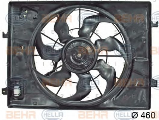 Вентилятор, охлаждение двигателя BEHR HELLA SERVICE 8EW 351 043-051