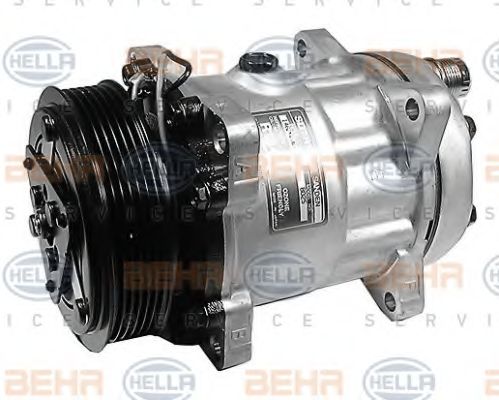 Компрессор, кондиционер BEHR HELLA SERVICE 8FK 351 126-021