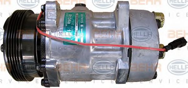 Компрессор, кондиционер BEHR HELLA SERVICE 8FK351134371