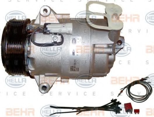 Компрессор, кондиционер BEHR HELLA SERVICE 8FK 351 135-311
