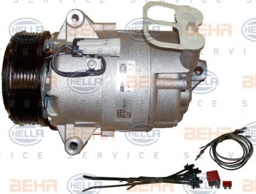 Компрессор, кондиционер BEHR HELLA SERVICE 8FK 351 135-811