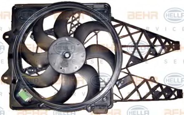 Вентилятор, охлаждение двигателя BEHR HELLA SERVICE 8EW351149181