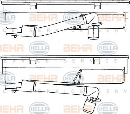 Вентилятор салона BEHR HELLA SERVICE 8EW 351 303-341