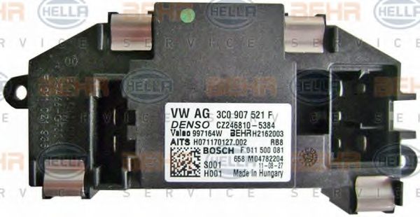 Регулятор, вентилятор салона BEHR HELLA SERVICE 5HL351321681