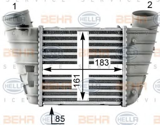 Интеркулер BEHR HELLA SERVICE 8ML 376 700-061