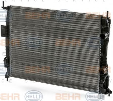 Радиатор, охлаждение двигателя BEHR HELLA SERVICE 8MK376700321