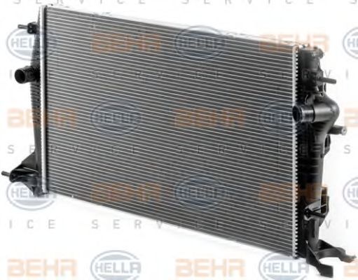 Радиатор, охлаждение двигателя BEHR HELLA SERVICE 8MK376700431