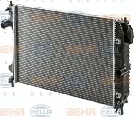 Радиатор, охлаждение двигателя BEHR HELLA SERVICE 8MK376700451
