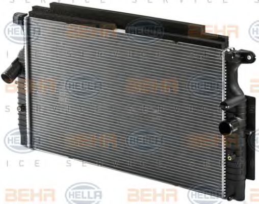Радиатор, охлаждение двигателя BEHR HELLA SERVICE 8MK376700461