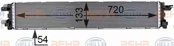 Низкотемпературный охладитель, интеркулер BEHR HELLA SERVICE 8MK 376 701-151