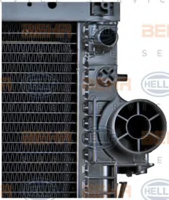 Радиатор, охлаждение двигателя BEHR HELLA SERVICE 4017