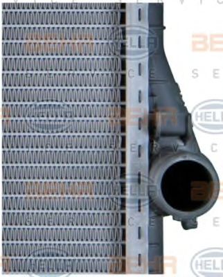 Радиатор, охлаждение двигателя BEHR HELLA SERVICE 8MK376710301