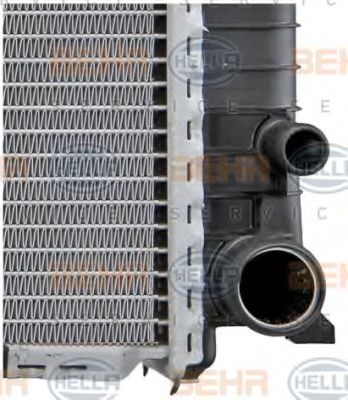 Радиатор, охлаждение двигателя BEHR HELLA SERVICE 8MK376711151
