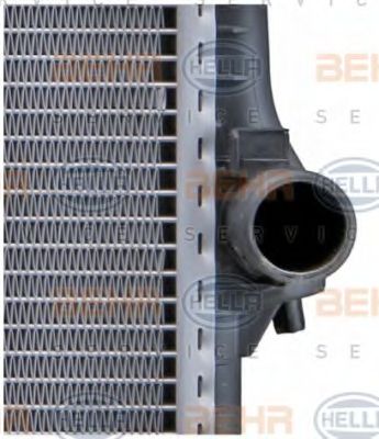 Радиатор, охлаждение двигателя BEHR HELLA SERVICE 8MK376711571