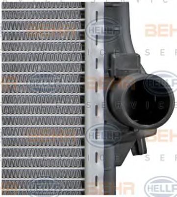 Радиатор, охлаждение двигателя BEHR HELLA SERVICE 8MK376712221