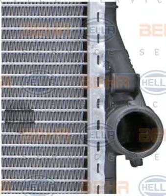 Радиатор, охлаждение двигателя BEHR HELLA SERVICE 8MK376712231