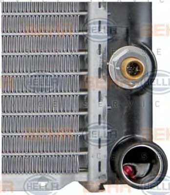 Радиатор, охлаждение двигателя BEHR HELLA SERVICE 8MK376712291
