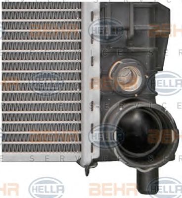 Радиатор, охлаждение двигателя BEHR HELLA SERVICE 8MK376714331