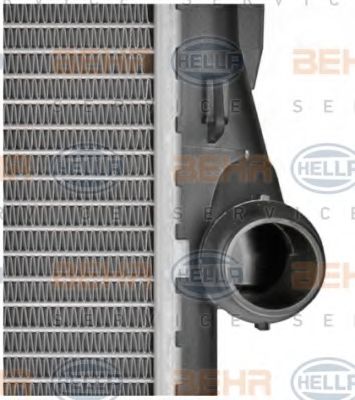 Радиатор, охлаждение двигателя BEHR HELLA SERVICE 8MK376716251