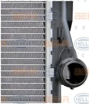 Радиатор, охлаждение двигателя BEHR HELLA SERVICE 8MK376716271