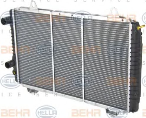 Радиатор, охлаждение двигателя BEHR HELLA SERVICE 8MK376717521