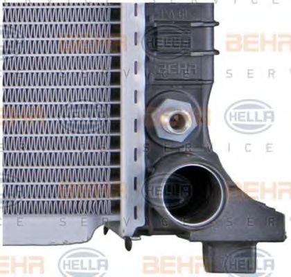 Радиатор, охлаждение двигателя BEHR HELLA SERVICE 8MK376721441