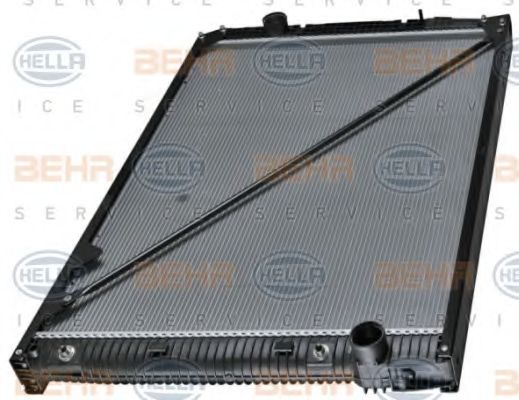Радиатор, охлаждение двигателя BEHR 52040