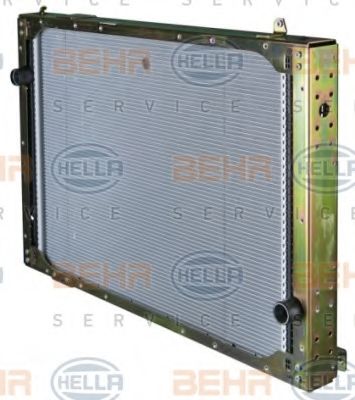 Радиатор, охлаждение двигателя BEHR HELLA SERVICE 8MK376722411