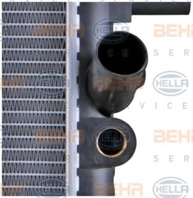 Радиатор, охлаждение двигателя BEHR HELLA SERVICE 8MK376724501