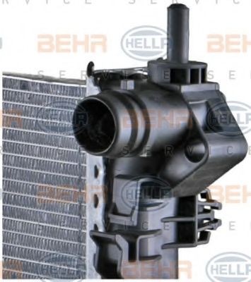 Радиатор, охлаждение двигателя BEHR HELLA SERVICE 8MK376745101