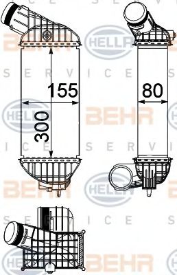 Интеркулер BEHR HELLA SERVICE 8ML 376 746-781