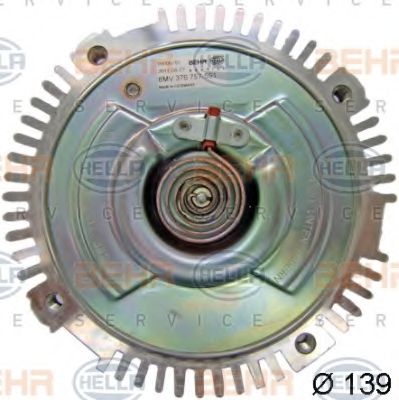 Сцепление, вентилятор радиатора BEHR HELLA SERVICE 8MV376757591