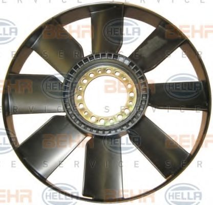 Крыльчатка вентилятора, охлаждение двигателя BEHR HELLA SERVICE 8MV376757751