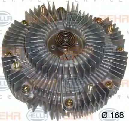 Сцепление, вентилятор радиатора BEHR HELLA SERVICE 8MV 376 758-631