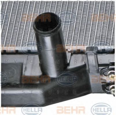 Радиатор, охлаждение двигателя BEHR HELLA SERVICE 8MK376781521