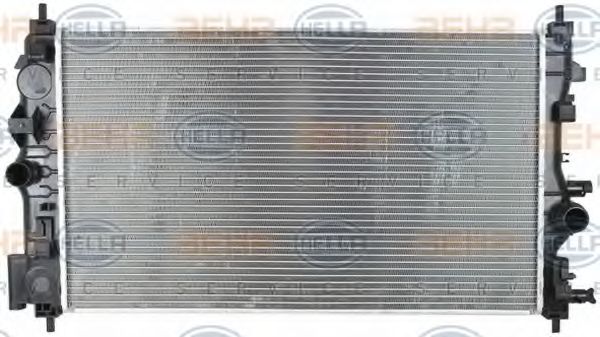 Радиатор, охлаждение двигателя BEHR HELLA SERVICE 8MK376787541