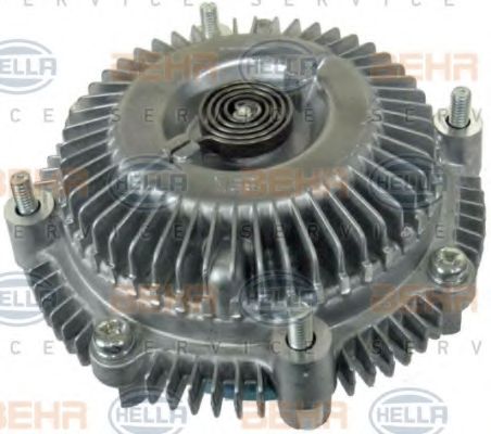 Сцепление, вентилятор радиатора BEHR HELLA SERVICE 8MV 376 791-051